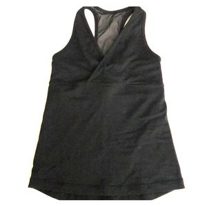 Lululemon Black Yoga Top with Built in Bra…